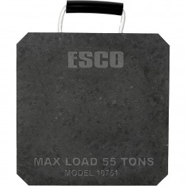 ESCO 10751 Jack Support Plate, 55-ton, rope handle-