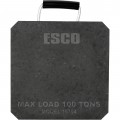 ESCO 10754 Jack Support Plate, 100-ton, rope handle-