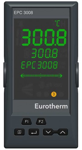 Eurotherm EPC3008 Series Programmable Controller, &amp;frac18; DIN panel size-