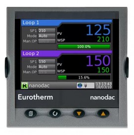 Eurotherm Nanodac Recorder/Controller, 2 control loops, logic/relay/relay-
