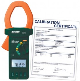 Extech 382075-NIST True RMS 3-Phase Clamp-on Power Analyzer,  -