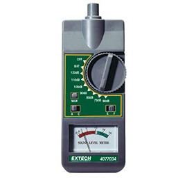Extech 407703A Analog Sound Level Meter, -