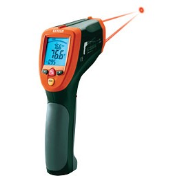 Extech 42570-NIST 50:1 Dual Laser Infrared Thermometer with Type-K Input, 122 to 2498&amp;deg;F,-