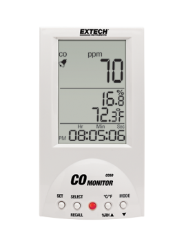 Extech CO50 Desktop Carbon Monoxide Monitor-