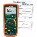 Extech EX355-NIST TRMS Multimeter with Temperature &amp; NCV, 12 Functions,  -