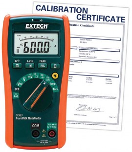 Extech EX363 True RMS Multimeter with 11 Functions + NCV,  -