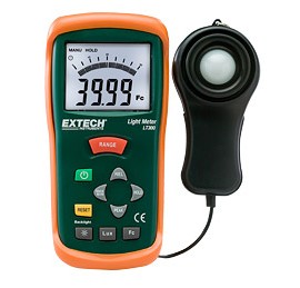 Extech LT300-NIST Light Meter, 40,000 Fc/400,000 Lux,-