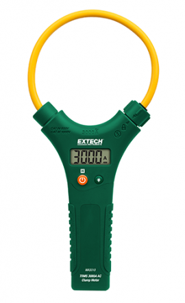 Extech MA3010 TRMS AC Flexible Clamp Meter, 3000A-