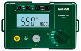 Extech MG310 Insulation Resistance Tester, 1000V / 5.5M&amp;frac12;-
