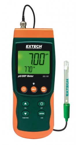 Extech SDL100 pH/ORP/Temperature Meter/Data Logger-