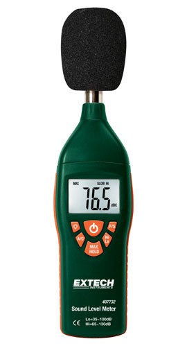 Extech 407732 Low/High Range Type 2 Sound Level Meter-