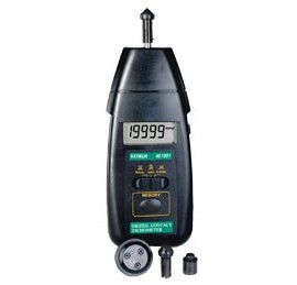 Extech 461891 High Precision Contact Tachometer, 20,000rpm-