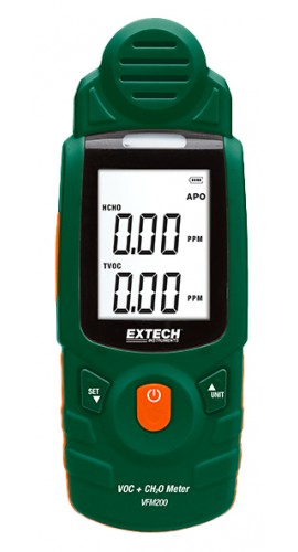 Rental - Extech VFM200 VOC/Formaldehyde Meter, 0 to 9.99 TVOC, 0 to 5 ppm CH&lt;sub&gt;2&lt;/sub&gt;O/HCHO-