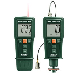 Extech 461880 Vibration Meter and Laser/Contact Tachometer-