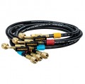 Fieldpiece HR3BM Mini-Split Ball Valve Hose Set, 5/16 and 1/4&amp;quot;, 3-pack-