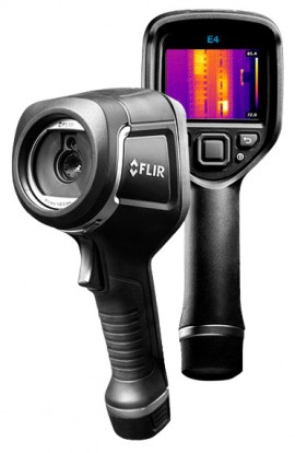 FLIR E4-NIST Thermal Imaging Camera with MSX and Wi-Fi, 80 x 60, -4 to 482&amp;deg;F,-