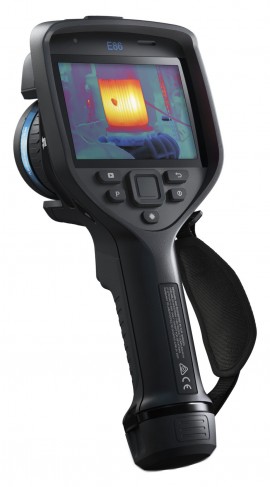 FLIR E86 Advanced Thermal Imaging Camera with 14 and 24&amp;deg; lenses, 464 x 348, -4 to 2732&amp;deg;F-