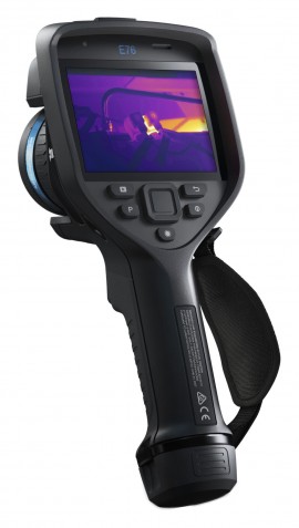 FLIR E76 Advanced Thermal Imaging Camera with DFOV 14+24&amp;deg; lens, 320 x 240, -4 to 1202&amp;deg;F-