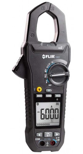 FLIR CM83-NIST TRMS Power Clamp with VFD Mode, METERLiNK and NIST Certificate Calibration, 600 A AC/DC-