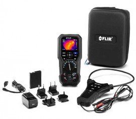 FLIR DM285-FLEX-KIT Professional Imaging Multimeter Kit with DM285-KIT TRMS Digital Multimeter, TA10-F Case and TA74 Flex Current Probe-