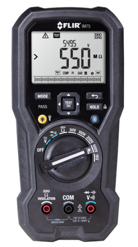 FLIR IM75-2 Multifunction Digital Multimeter &amp; Insulation Tester with METERLiNK-