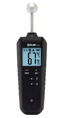 FLIR MR59 Ball Probe Moisture Meter with Bluetooth, 0 to 100% measurement, 4&quot;-