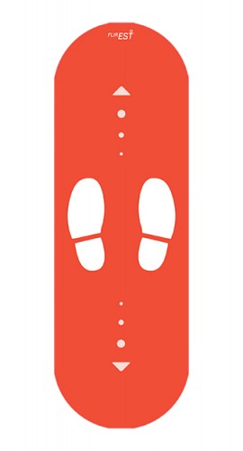 FLIR T131180 Screening Station Floor Sticker-