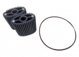 FLOMEC 15241501 OM015 PPS Rotor Set, 1/2&quot;, viton seal-