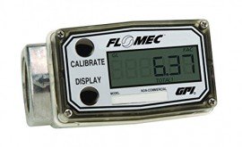 FLOMEC A109GMA200NA2 Flow Meter Total &amp; Rate 30 to 300 Gpm &amp; Litres-