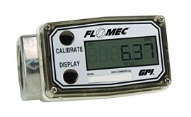 FLOMEC A109LMA200IA2 Aluminum A1 Flowmeter, Turbine, 114-1135 LPM, ISO-