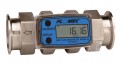 FLOMEC G2S05TQ9LMA Stainless Steel Tri-Clover Sanitary Flowmeter, 3.8 to 37.9 LPM, 1/2in-