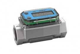 FLOMEC G2S-10-I-Q Turbine Flow Meter with Q9 display, stainless steel body and FNPT, 1&quot;-