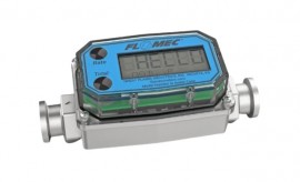 FLOMEC G2S-10-T-H Turbine Flow Brew Meter with display, stainless steel body and tri-clamp, 1-1/2&quot;, 1&quot;-