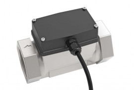 FLOMEC G2S-15-N-P Turbine Flow Meter with Q9 stainless steel body, pulse output and FNPT, 1-1/2", litre-