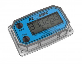 FLOMEC G2 Series Display for the metallic body turbine flow meter, 3/4&amp;quot;, Q9 retrofit, gallon-