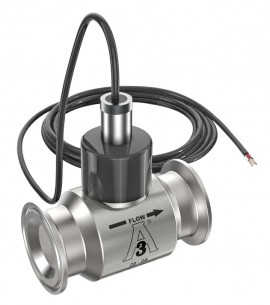 FLOMEC G-100-3A-3 GSCPS Series Turbine Flow Meter 3A with magnetic pickup, stainless steel body and tri-clamp, 3-wire, 1&quot;-