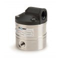 FLOMEC OM008A511-222 Small Capacity Flow Meter, 3/8&quot;, Aluminum Body, Carbon Ceramic Bearing, Viton O-Ring-