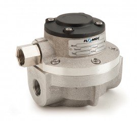 FLOMEC OM025S513-222 Medium Capacity Flow Meter, 1", Stainless Steel Body, SS Rotors, Teflon Encapsulated Viton O-Ring-