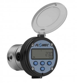 FLOMEC OMA-004-N-R14 Oval Gear Flowmeter with aluminum body, 1/8", FNPT, gallons-