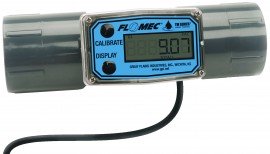 FLOMEC TM075-N-LP PVC Water Meter with 3/4" Turbine, NPT Female-