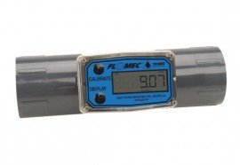 Flomec TM10NQ9GMA TM Series Water Meter, 1&quot; NPT, Q9 2-button computer with pulse-out module-