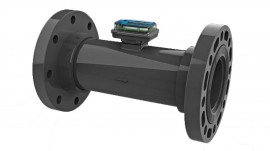 Flomec TM40FQ9LME TM Series Water Meter, 4" ANSI flange, Q9 2-button computer-