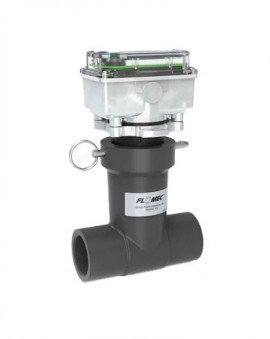 FLOMEC UM-080-S-Q AQUAsonic Ultrasonic Flow Meter for Tee with Q9 display, UM, PVC, socket, 3&amp;quot;, gallon-
