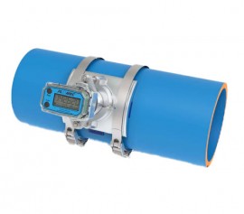 FLOMEC UM-200-NPS-Q AQUAsonic Ultrasonic Flow Meter for saddles with Q9 display, UM, 8&amp;quot; pipe, gallon-