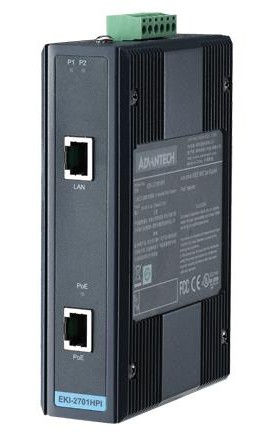 Fluke Process A-TV-POE2 PoE Injector, 110/220 VAC Input-