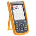 Fluke 125B/S Industrial ScopeMeter Hand-Held Oscilloscope with AC clamp and Fluke View software, 40 MHz-