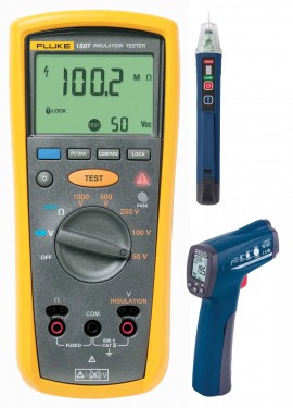 Fluke 1507 Insulation Resistance Tester Kit - Includes FREE Products with Purchase-