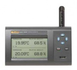 Fluke 1623A-H-156 Precision Thermo-Hygrometer, DewK High-Accuracy Kit, 50ft RS-232 Cable-
