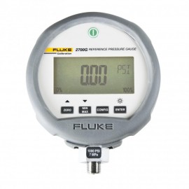 Fluke 2700G Series Digital Reference Pressure Gauge, -12 to 10,000 psi, 4.5&amp;quot; dial, &amp;frac14;&amp;quot; NPT male, bottomcast ZNAL housing-