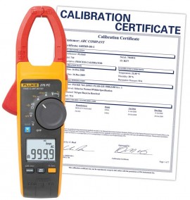 Fluke 376 FC-NIST True RMS AC/DC Clamp Meter with iFlex, -